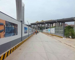 建筑現場的工地施工圍擋設計元素的重要性